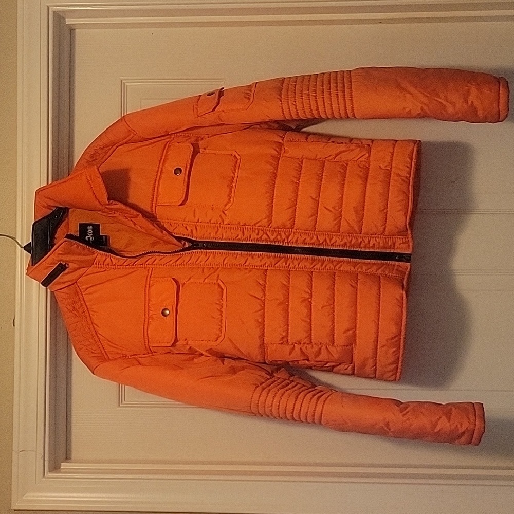 Women's Orange Pop Icon Coat